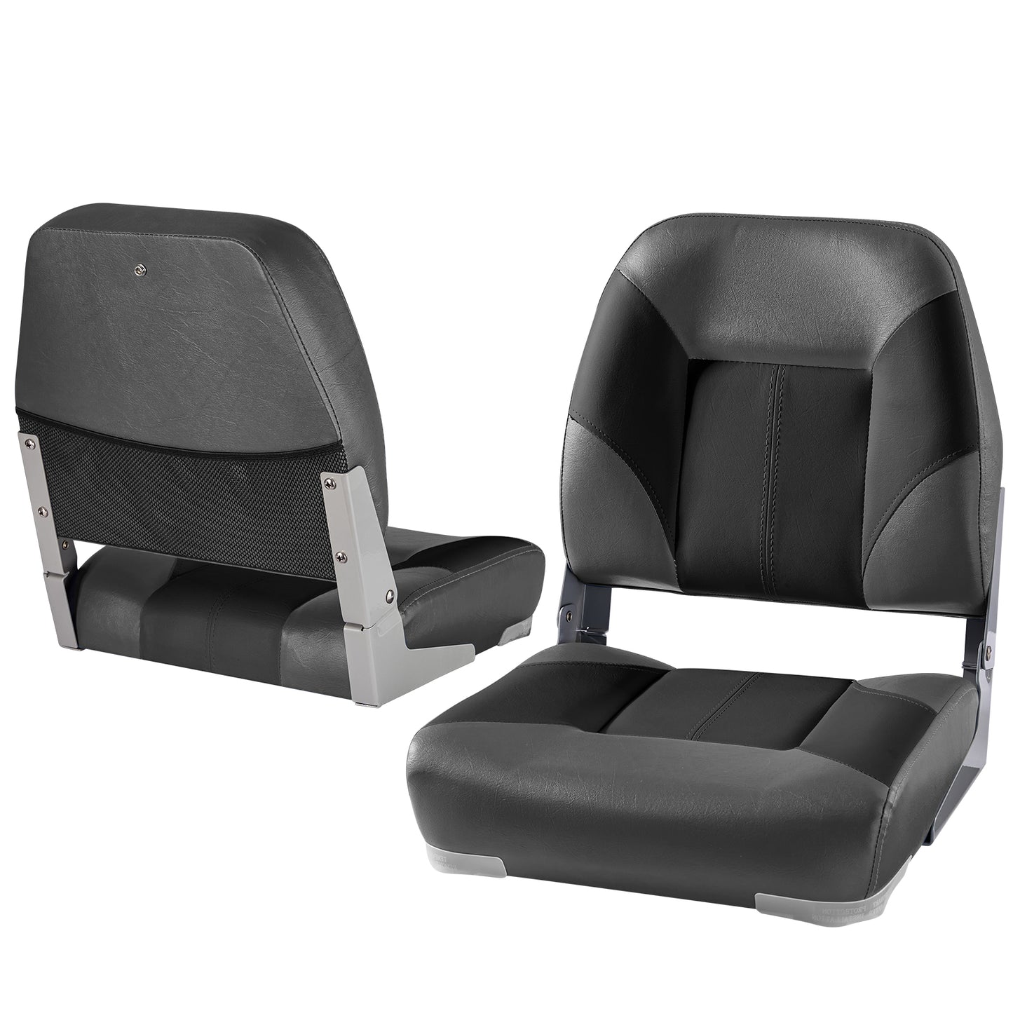 Boat Seats | Low Back Boat Seats with Boat Caddy Storage Bag 2 Packs
