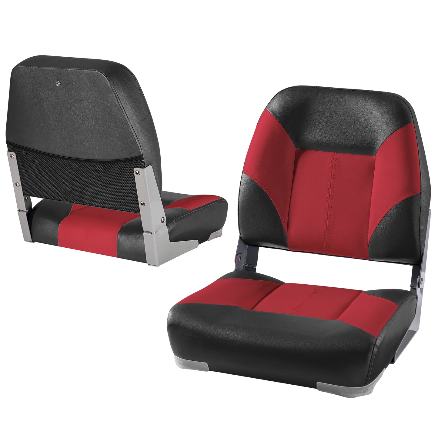 Boat Seats | Low Back Boat Seats with Boat Caddy Storage Bag 2 Packs