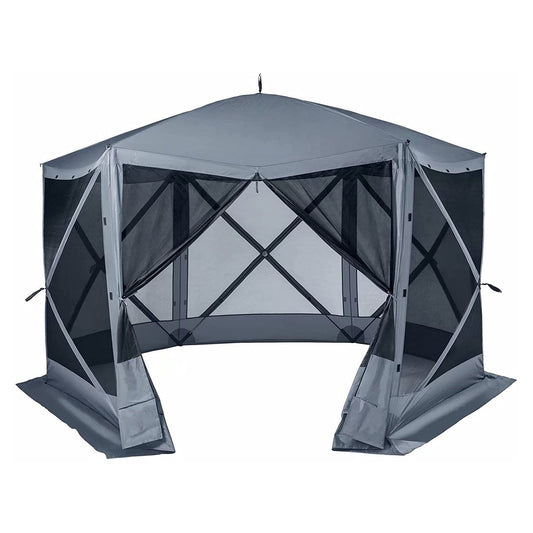 12’ x 12’ Gazebo Canopy Tent Protable Camping Instant Screen House