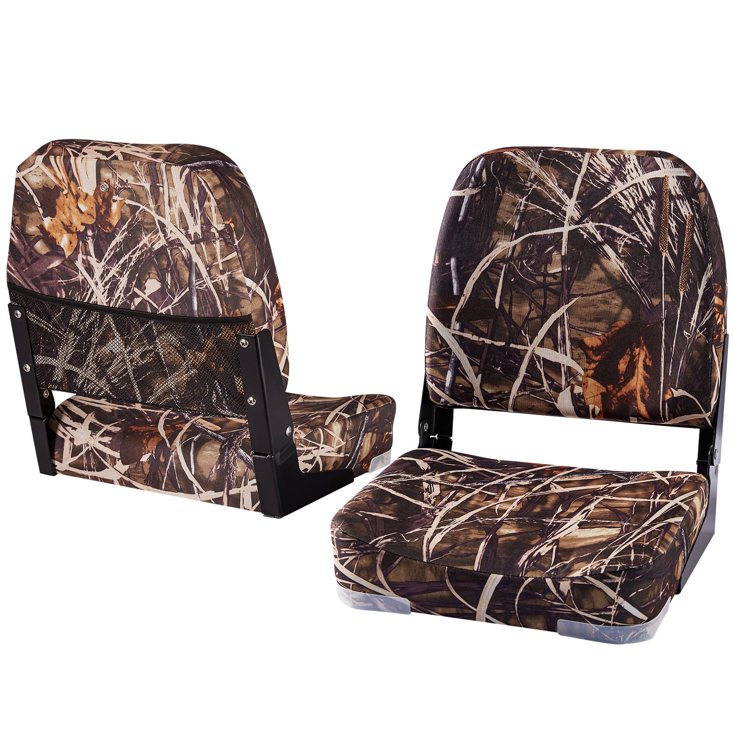 Boat Seats | Low Back Boat Seats with Boat Caddy Storage Bag 2 Packs